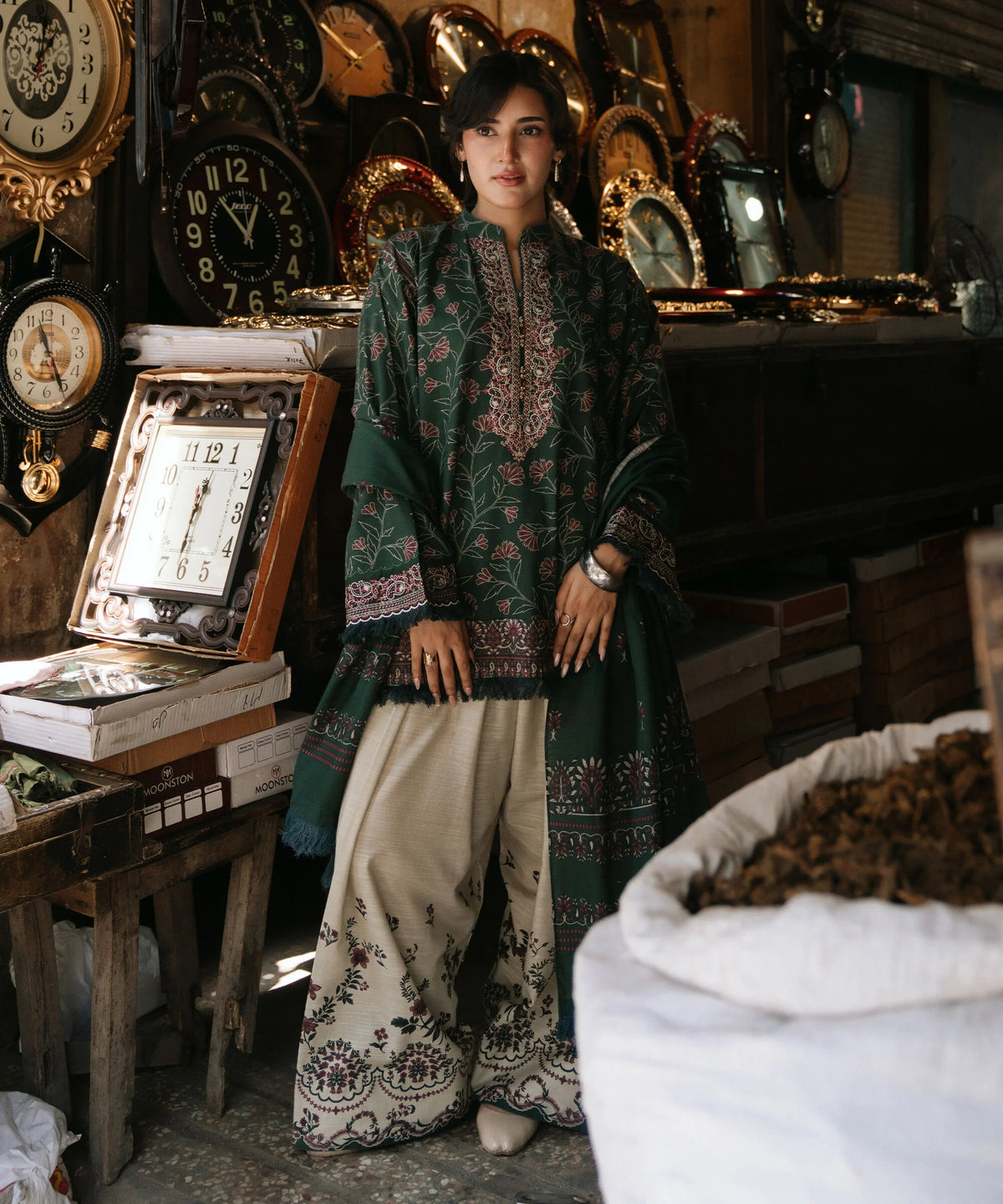 3 PIECE - EMBROIDERED PREMIUM KHADDAR SUIT