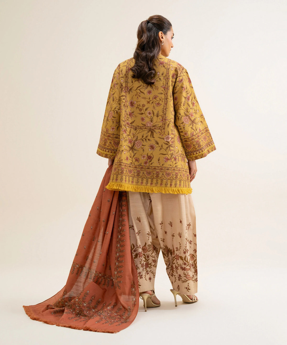 3 PIECE - EMBROIDERED PREMIUM KHADDAR SUIT